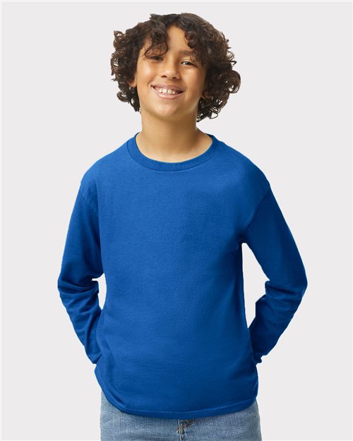 Gildan 5400B — Youth Heavy Cotton™ Long Sleeve T-Shirt — main view