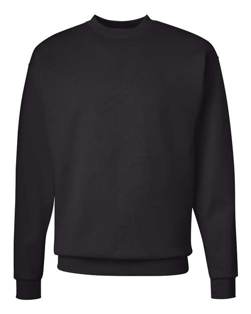 Hanes P160 — Unisex EcoSmart® Crewneck Sweatshirt — Black