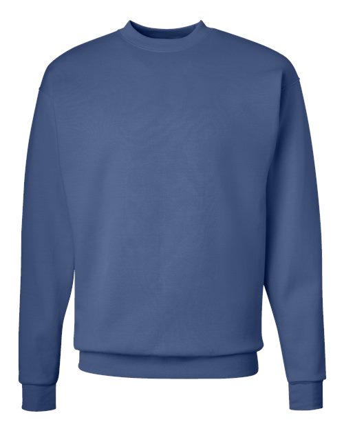 Hanes P160 — Unisex EcoSmart® Crewneck Sweatshirt — Denim Blue