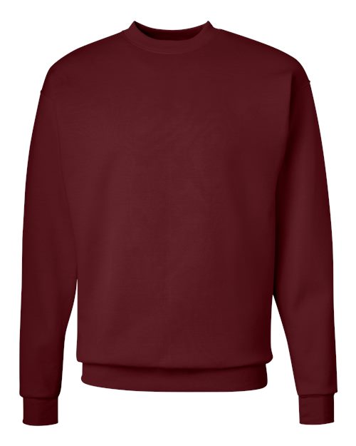 Hanes P160 — Unisex EcoSmart® Crewneck Sweatshirt — Maroon