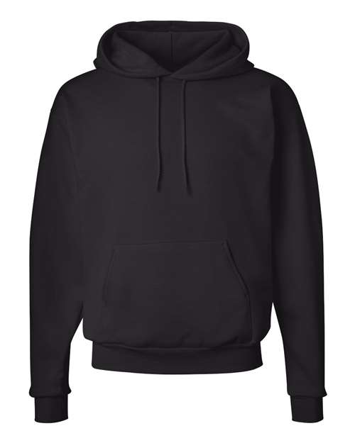 Hanes P170 — Unisex EcoSmart® Hooded Sweatshirt — Black