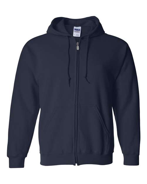 Gildan 18600 — Unisex Heavy Blend™ Full-Zip Hooded Sweatshirt — Navy