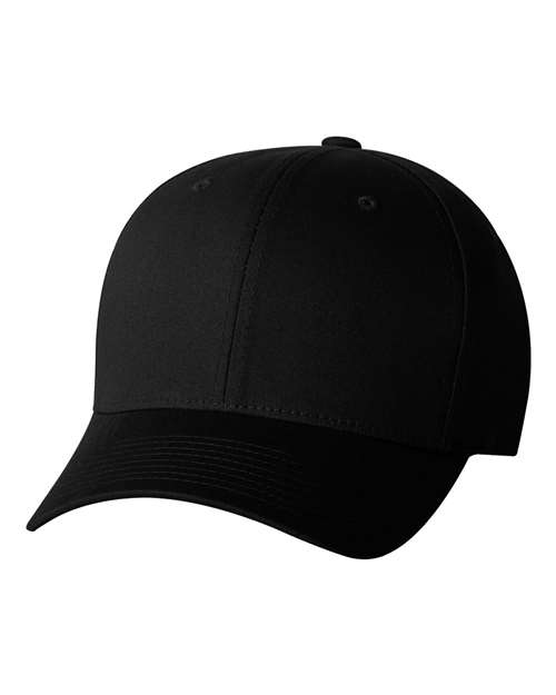 Flexfit 5001 — V-Flexfit® Cotton Twill Cap — Black