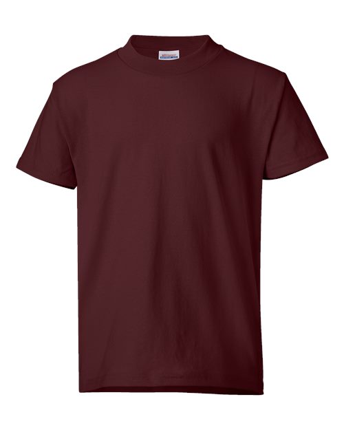 Hanes 5370 — Youth EcoSmart® T-Shirt — Maroon
