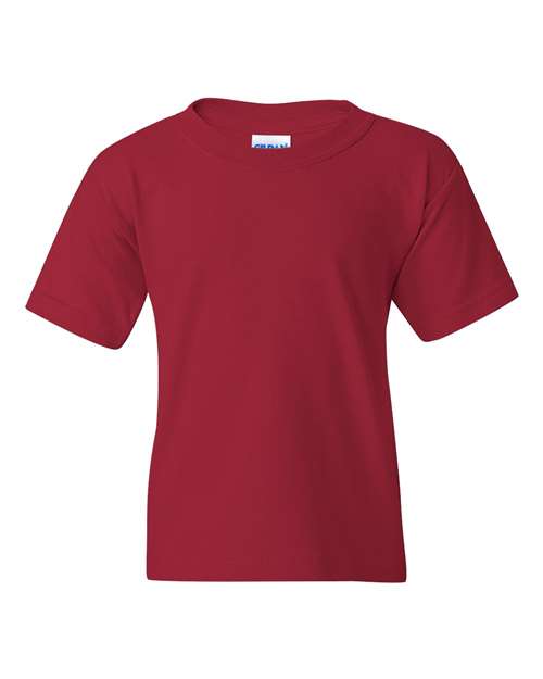 Gildan 5000B — Youth Heavy Cotton™ T-Shirt — Cardinal