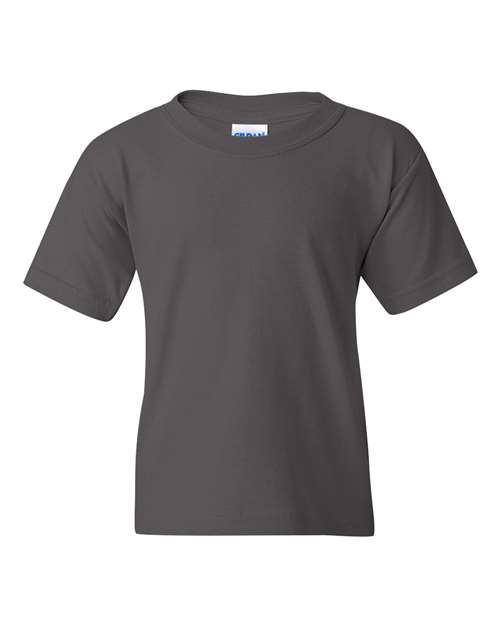 Gildan 5000B — Youth Heavy Cotton™ T-Shirt — Charcoal