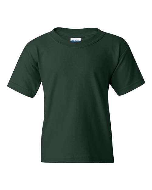 Gildan 5000B — Youth Heavy Cotton™ T-Shirt — Forest Green