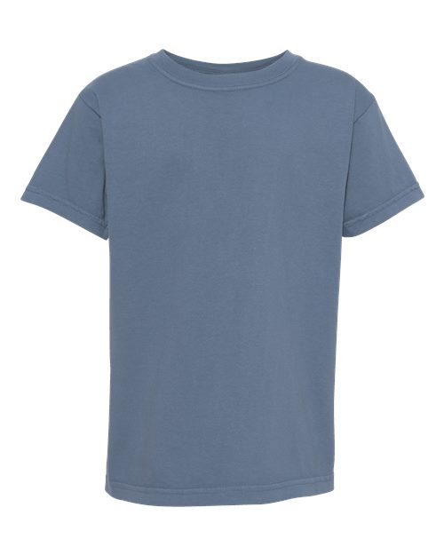Comfort Colors 9018 — Youth Garment-Dyed Heavyweight T-Shirt — Blue Jean