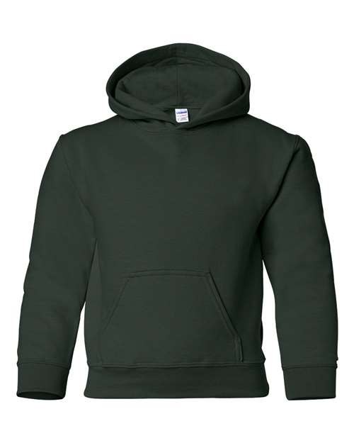 Gildan 18500B — Youth Heavy Blend™ Hooded Sweatshirt — Forest