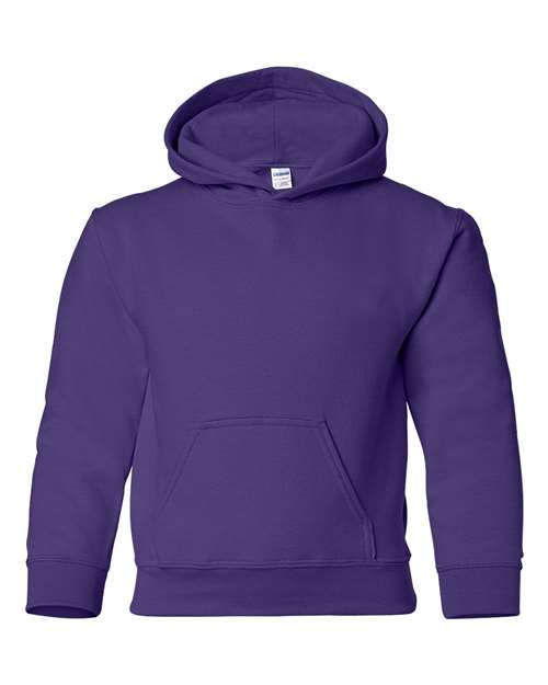 Gildan 18500B — Youth Heavy Blend™ Hooded Sweatshirt — Purple