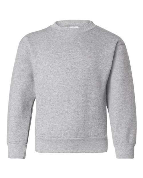 Hanes P360 — Youth EcoSmart® Crewneck Sweatshirt — Light Steel