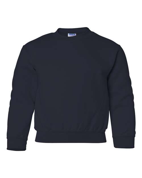 Gildan 18000B — Youth Heavy Blend™ Crewneck Sweatshirt — Navy