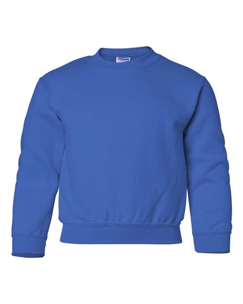 Gildan 18000B — Youth Heavy Blend™ Crewneck Sweatshirt — Royal