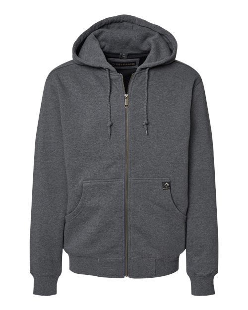 DRI DUCK 7033T — Men's Tall Crossfire Heavyweight Power Fleece Hooded Jacket with Thermal Lining — Dark Oxford