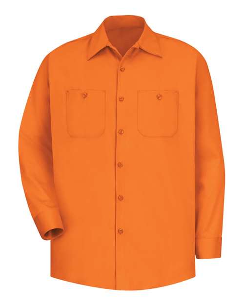 Red Kap SC30 — Men's Cotton Uniform Shirt — Orange