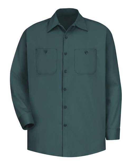 Red Kap SC30 — Men's Cotton Uniform Shirt — Spruce Green