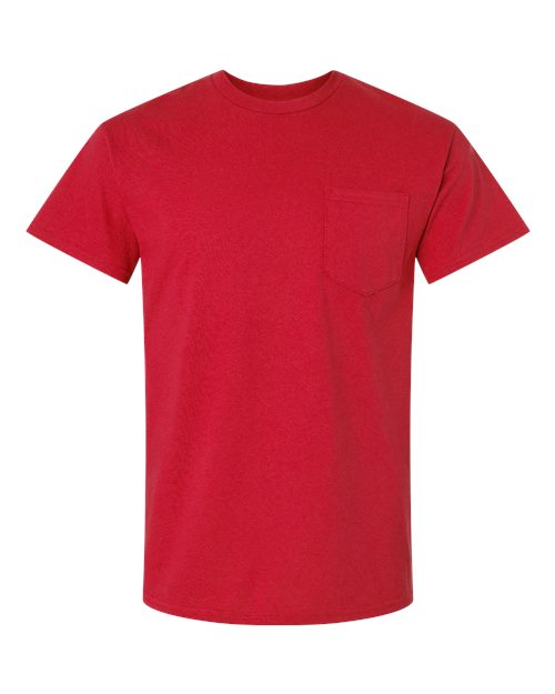 Gildan 2300 — Unisex Ultra Cotton® Pocket T-Shirt — Red