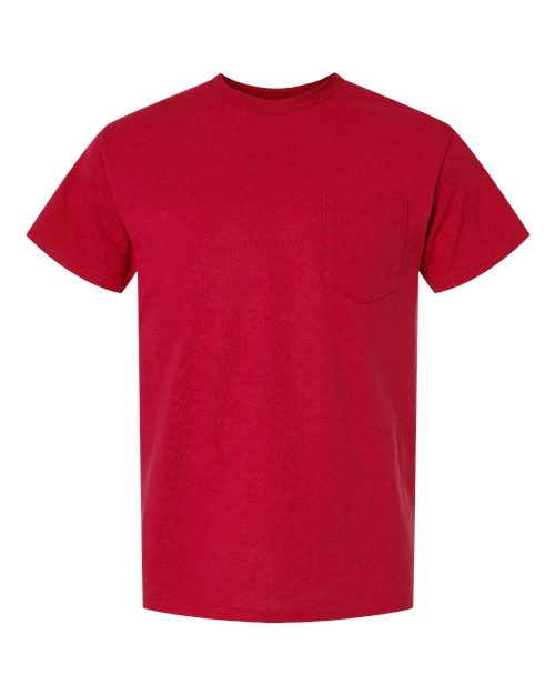 Gildan 8300 — Unisex DryBlend® Pocket T-Shirt — Red