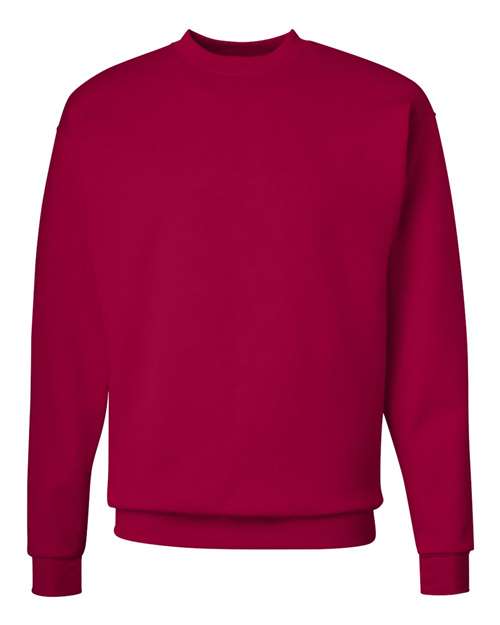 Hanes P160 — Unisex EcoSmart® Crewneck Sweatshirt — Deep Red