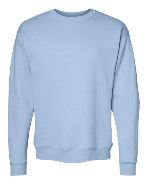 Hanes P160 — Unisex EcoSmart® Crewneck Sweatshirt — Light Blue