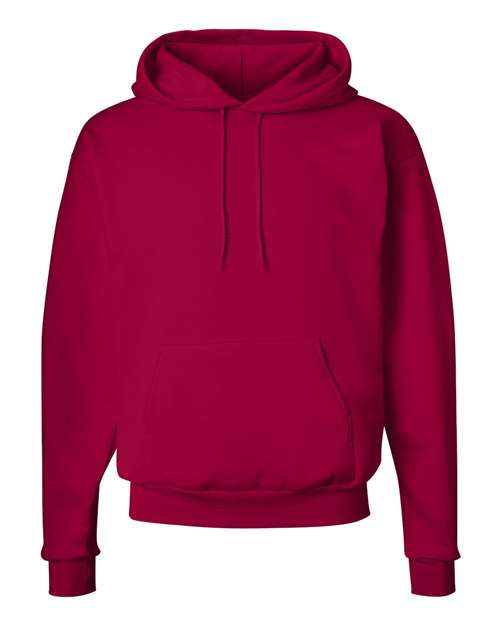 Hanes P170 — Unisex EcoSmart® Hooded Sweatshirt — Deep Red