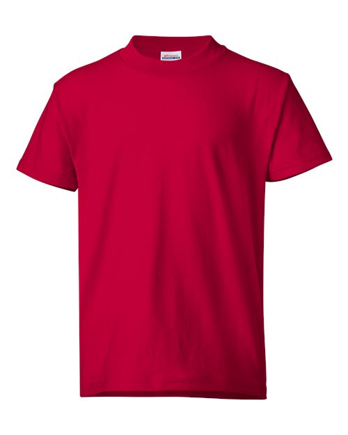 Hanes 5370 — Youth EcoSmart® T-Shirt — Deep Red
