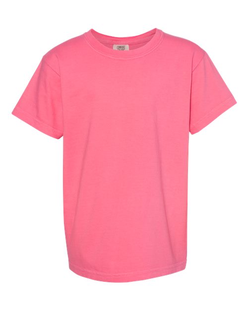 Comfort Colors 9018 — Youth Garment-Dyed Heavyweight T-Shirt — Crunchberry