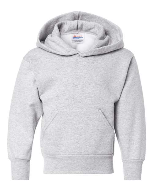 Hanes P473 — Youth EcoSmart® Hooded Sweatshirt — Ash
