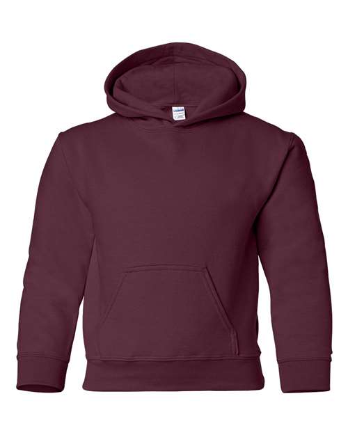 Gildan 18500B — Youth Heavy Blend™ Hooded Sweatshirt — Maroon