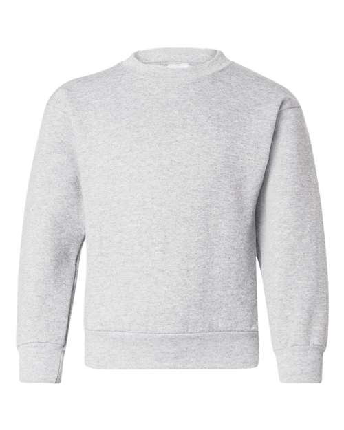 Hanes P360 — Youth EcoSmart® Crewneck Sweatshirt — Ash