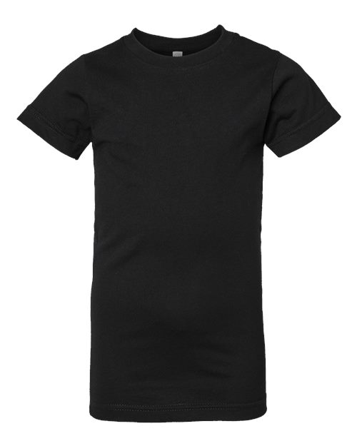 LAT 2616 — Girls' Fine Jersey Tee — Black