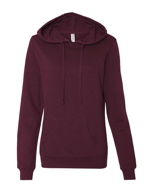 Independent Trading Co. SS650 — Women's Junior Fit Heavenly Fleece Lightweight Hooded Sweatshirt — main view