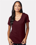 Hanes S04V — Women's Perfect-T V-Neck T-Shirt — main view