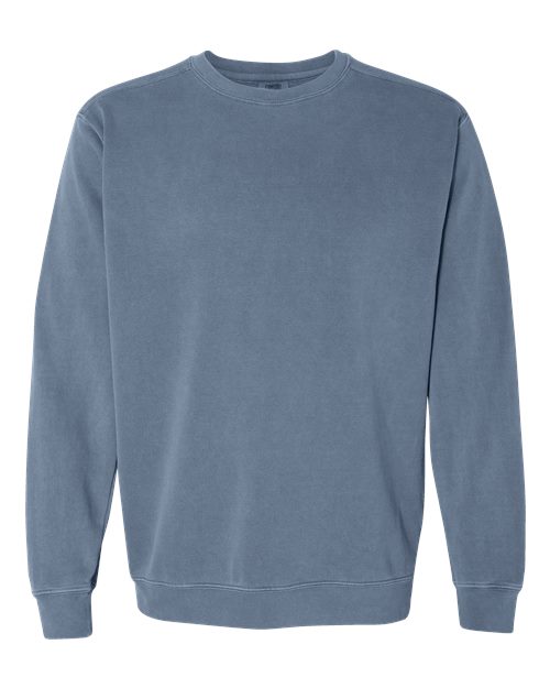 Comfort Colors 1566 — Unisex Garment-Dyed Crewneck Sweatshirt — Blue Jean