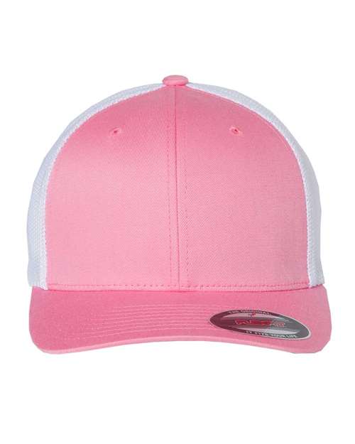 Flexfit 6511 — Trucker Cap — Pink/ White