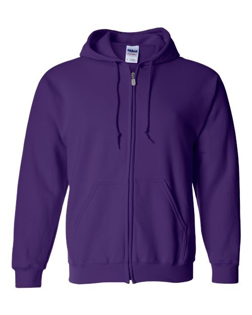 Gildan 18600 — Unisex Heavy Blend™ Full-Zip Hooded Sweatshirt — Purple