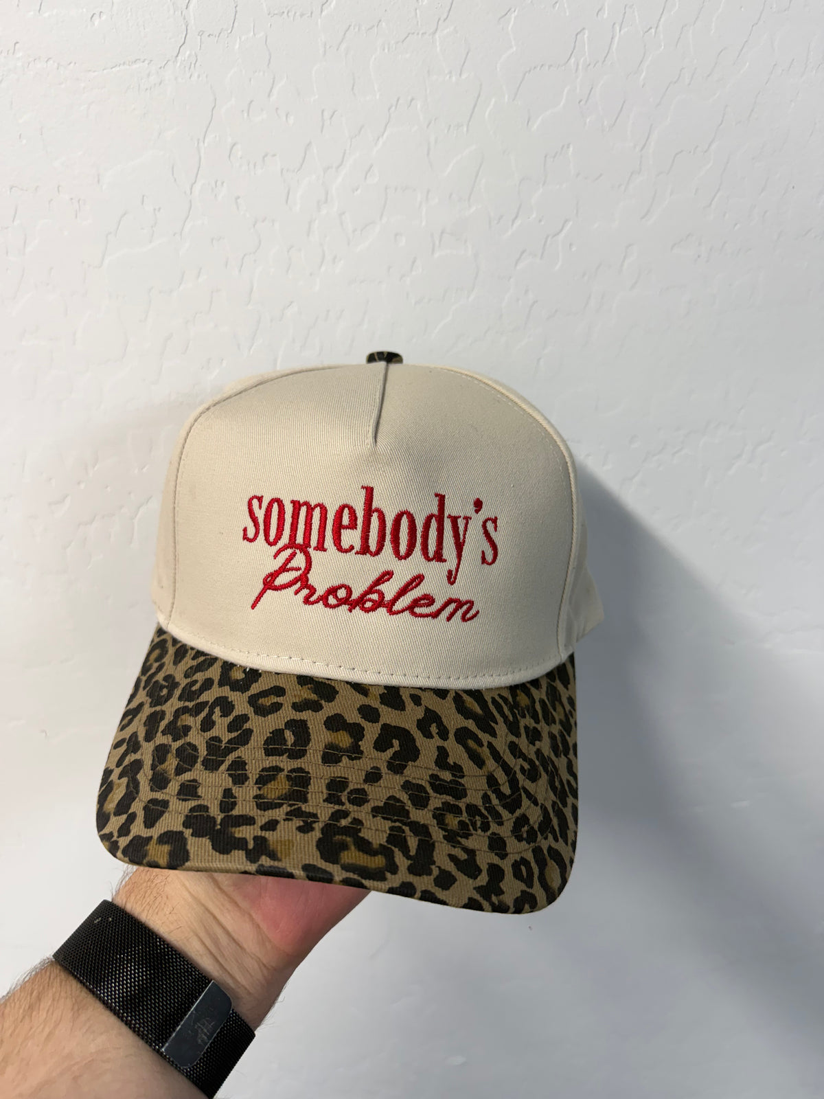 Somebody's Problem Cap, OTTO 31-069, Embroidered Funny Trucker Hat, Sassy Snapback, Statement Baseball Cap