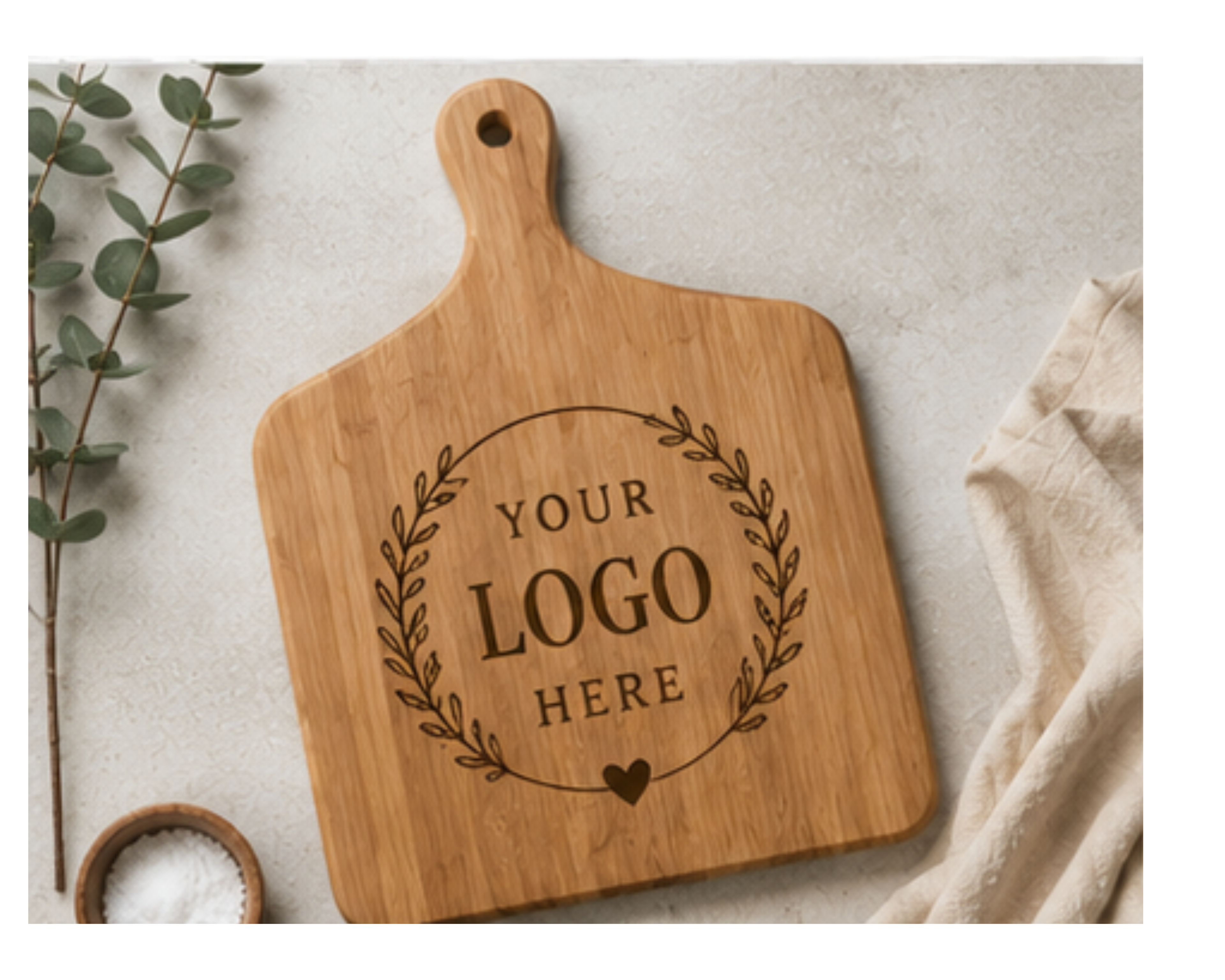 Custom Logo Engraved Cutting Board | Corporate Gift | Realtor Closing Gift |  Personalized Wedding Gift