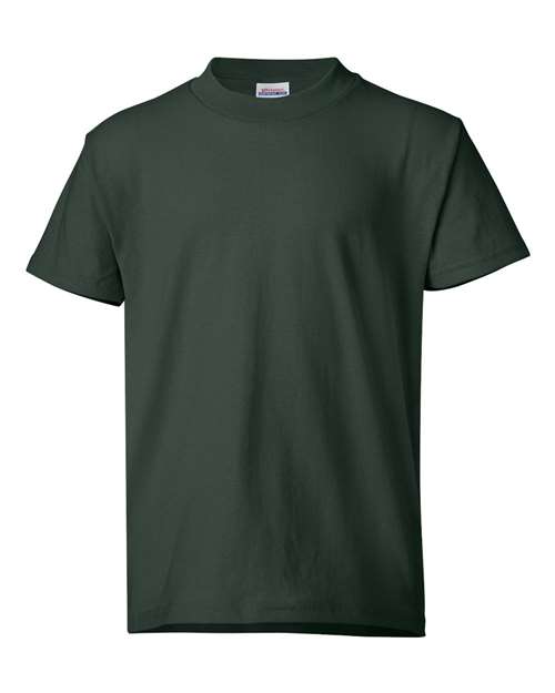 Hanes 5370 — Youth EcoSmart® T-Shirt — Deep Forest