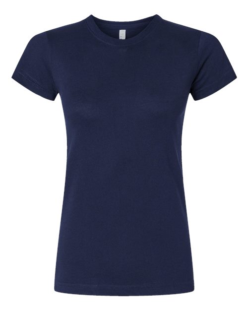 LAT 3616 — Women's Fitted Fine Jersey Tee — Navy