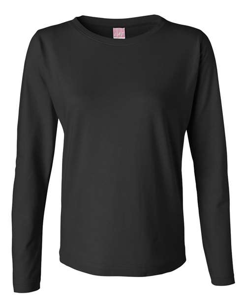 LAT 3588 — Women's Long Sleeve Premium Jersey Tee — Black
