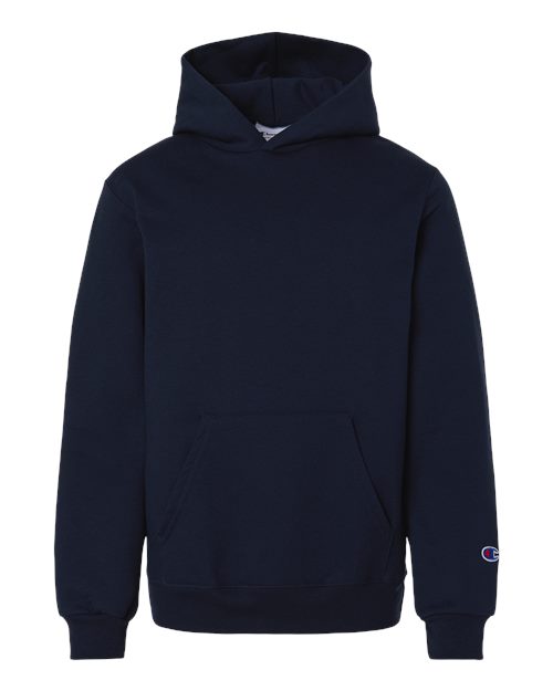 Champion S790 — Youth Powerblend® Hooded Sweatshirt — Navy