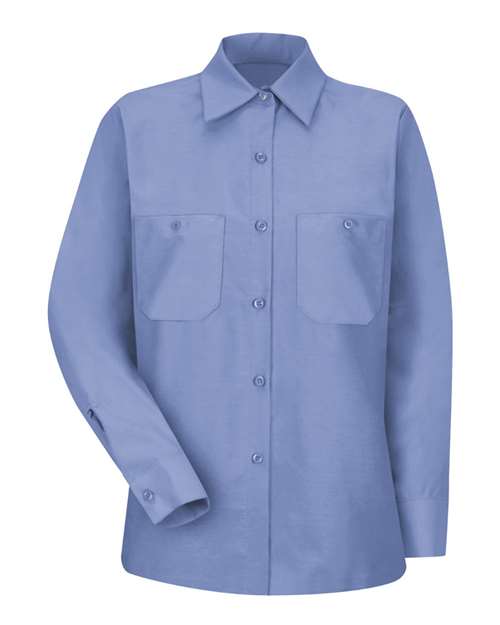 Red Kap SP13 — Women's Industrial Work Shirt — Light Blue