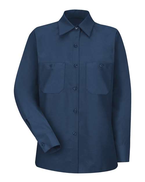 Red Kap SP13 — Women's Industrial Work Shirt — Navy