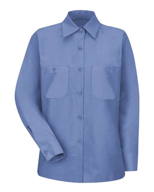 Red Kap SP13 — Women's Industrial Work Shirt — Petrol Blue