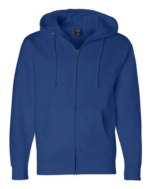 Independent Trading Co. IND4000Z — Unisex Heavyweight Full-Zip Hooded Sweatshirt — Royal