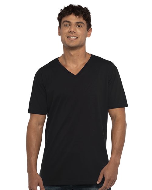 Next Level 3200 — Unisex Cotton V-Neck T-Shirt — main view