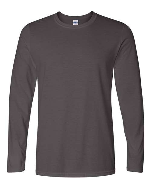 Gildan 64400 — Unisex Softstyle® Long Sleeve T-Shirt — Charcoal
