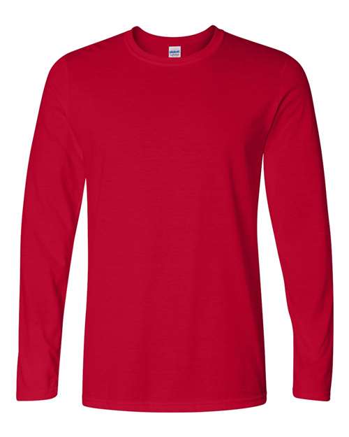 Gildan 64400 — Unisex Softstyle® Long Sleeve T-Shirt — Cherry Red