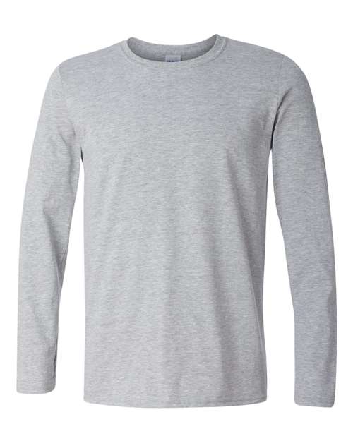 Gildan 64400 — Unisex Softstyle® Long Sleeve T-Shirt — Sport Grey